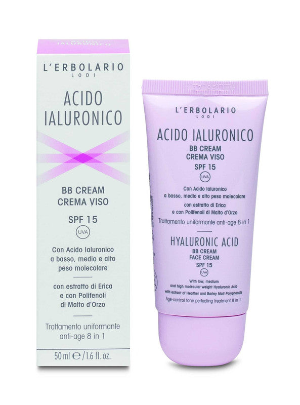 Crema BB Cara SPF 15 Acido Hialurónico