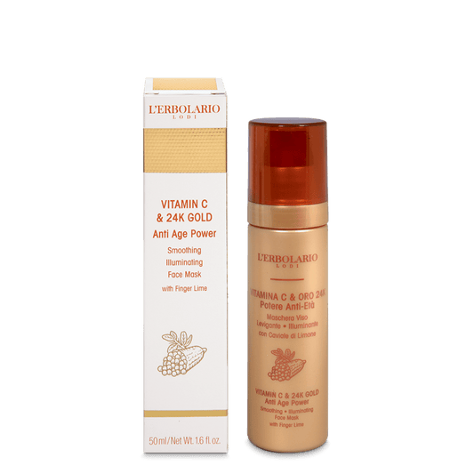 Máscara Facial Vitamina C y Oro