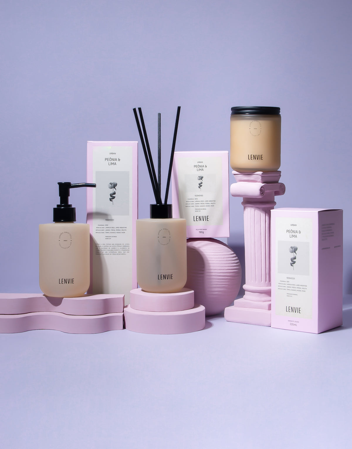 Vela perfumada Peonia & Lima