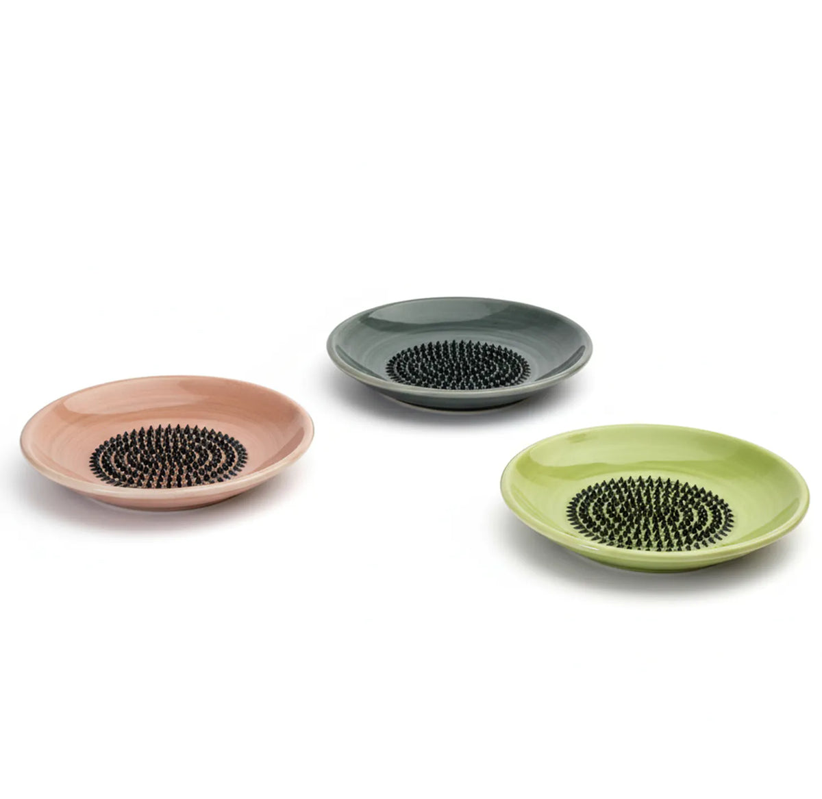 Green Leaf – Amber Stone Ceramic Scent Grater Plato Rallador