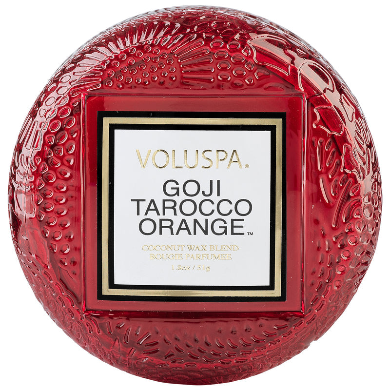 Vela Macaron Goji Tarocco Orange