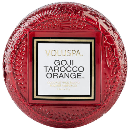 Vela Macaron Goji Tarocco Orange